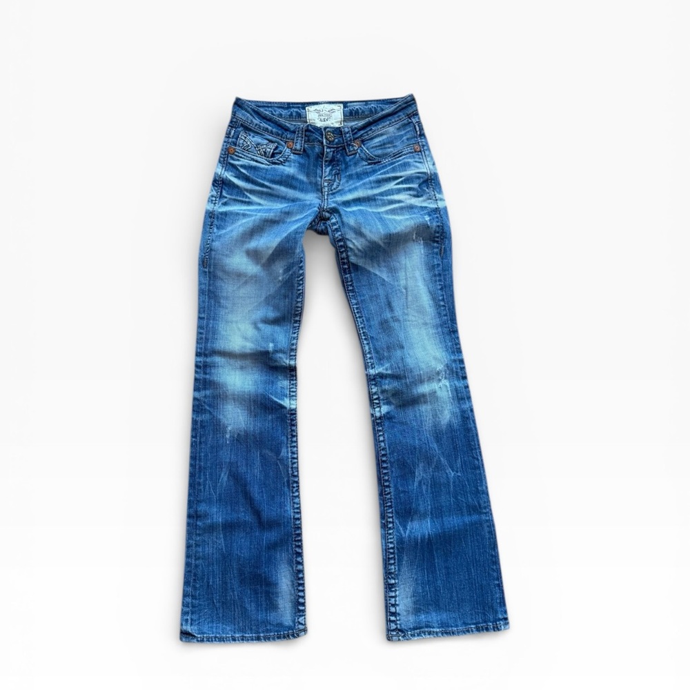 Big Star Women's MIDRISE LIV boot cut Denim Jeans